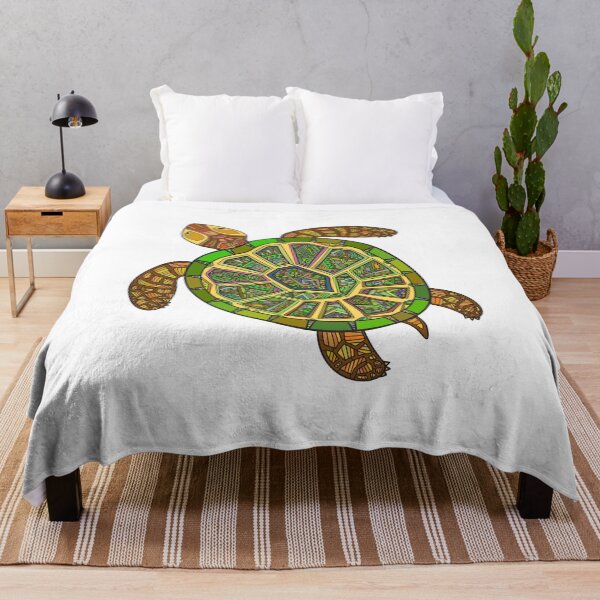 Item preview, Turtle Zentangle Aztec art designed and sold by SpecialGift79.