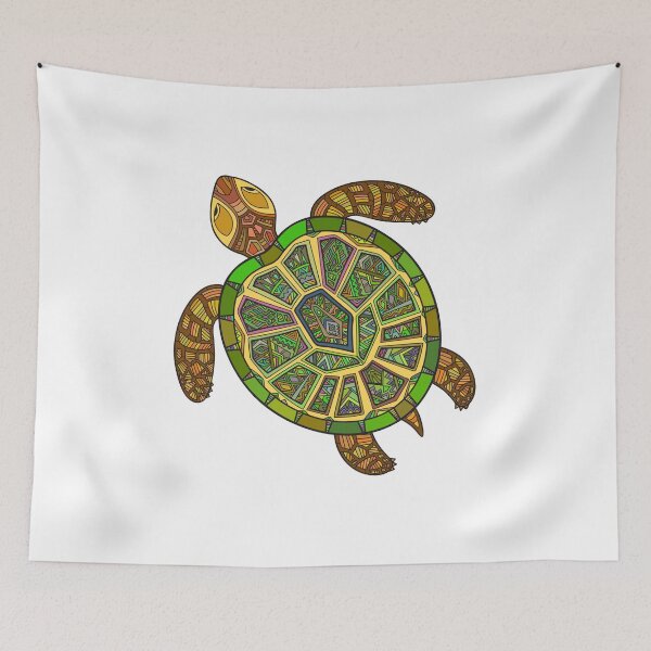 Item preview, Turtle Zentangle Aztec art designed and sold by SpecialGift79.