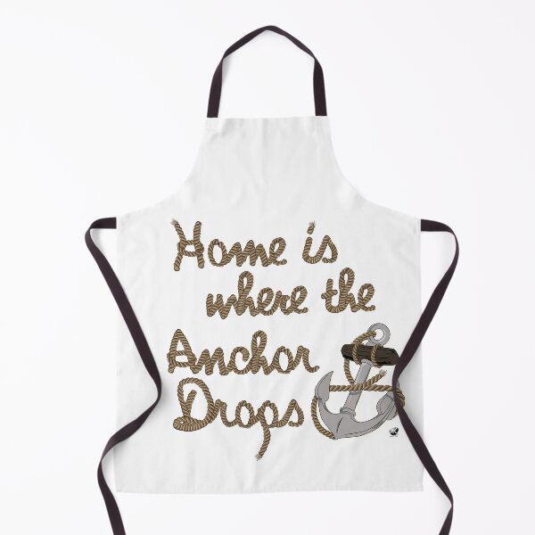 Item preview, Anchor illustration with inscription from rope letters designed and sold by Alexandra Kueny.