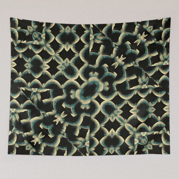 Item preview, Dark Interlace Motif Mosaic Pattern designed and sold by DFLC Prints.
