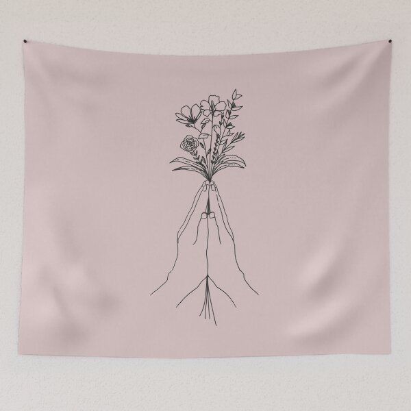 Item preview, Minimalist Flower Art - Positive Bible Verse and Prayer designed and sold by ASOE.