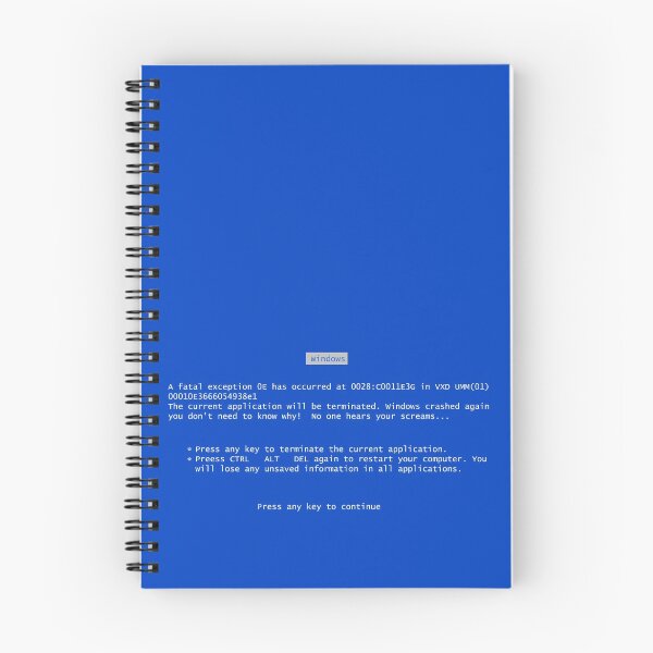 Item preview, Blue screen of death designed and sold by portokalis.