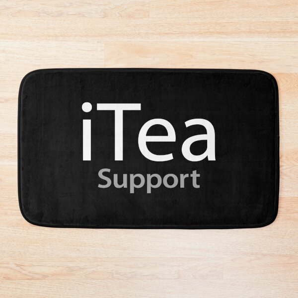 Item preview, iTea support - tech geek humor for tea drinkers designed and sold by SpoofTShirts.