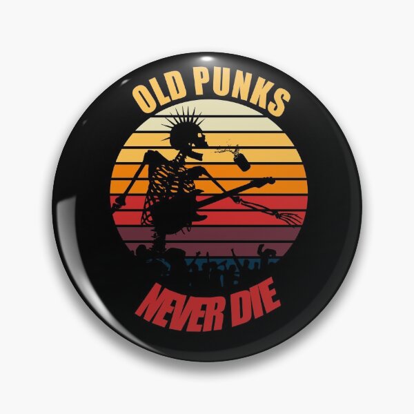 Item preview, old punks never die designed and sold by printhappy4you.