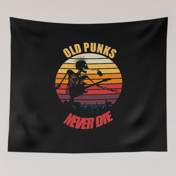 Item preview, old punks never die designed and sold by printhappy4you.