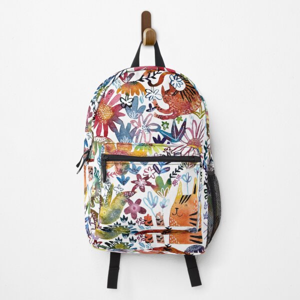 Item preview, Vibrant Floral Art with Tigers designed and sold by bearsandfoxes.