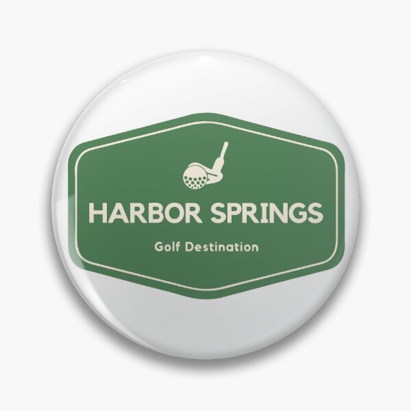 Item preview, Harbor Springs in Michigan - Golf Destination Logo designed and sold by Vintage-TM.