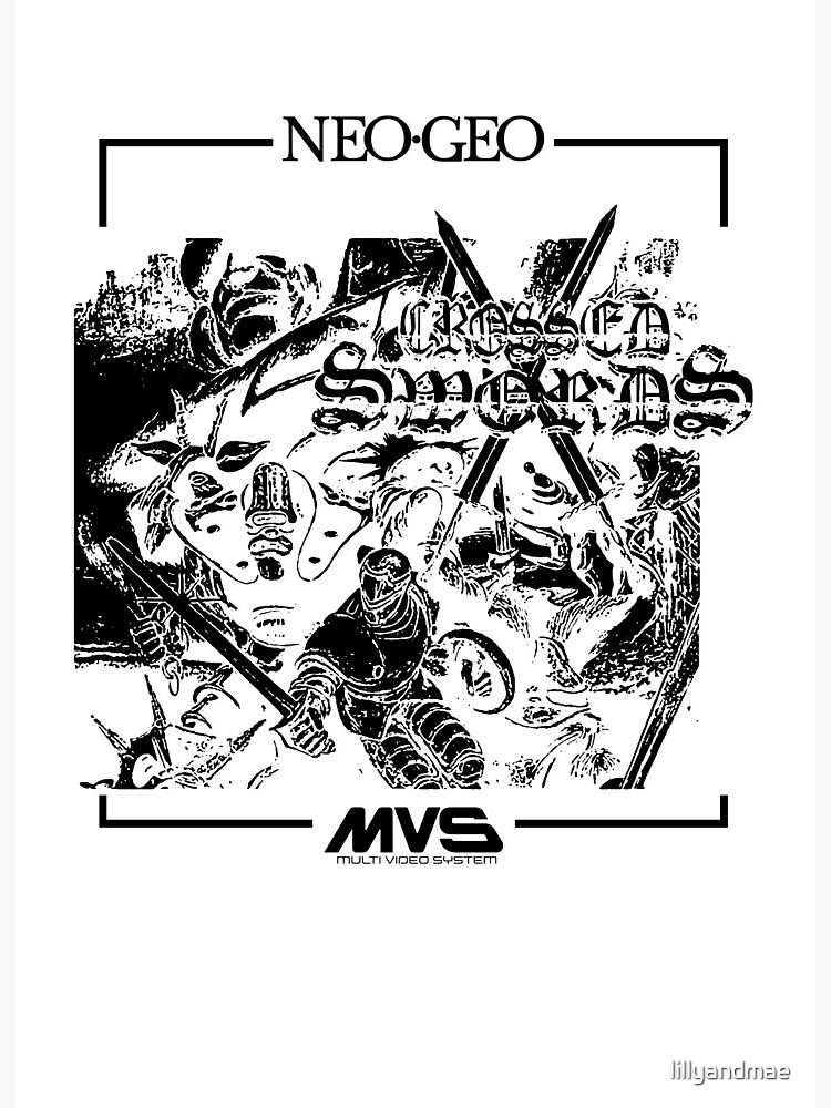 Crossed Swords Neo Geo SNK By Lilly and Mae Art Board Print for Sale by  lillyandmae