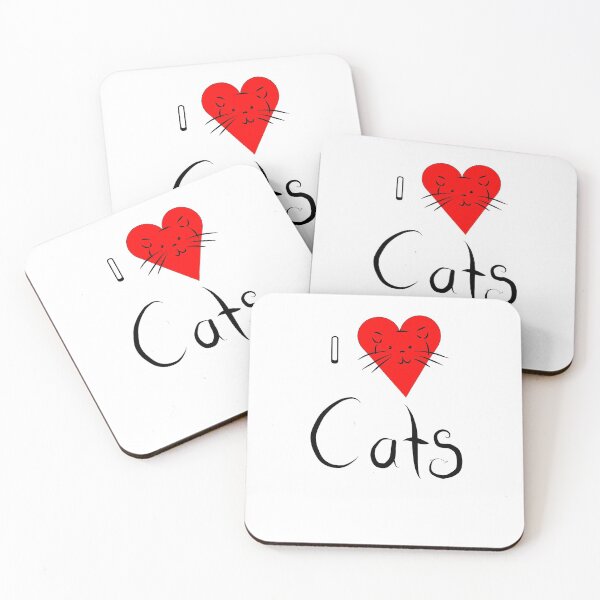Item preview, "I love cats" designed and sold by avkartgallery.