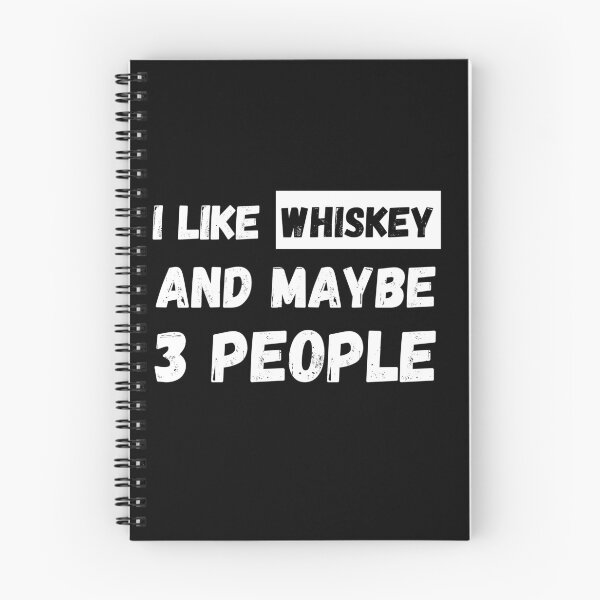 Item preview, I Like Whiskey and Maybe 3 People T-Shirt Cool Design Tee designed and sold by LJ4EVER.
