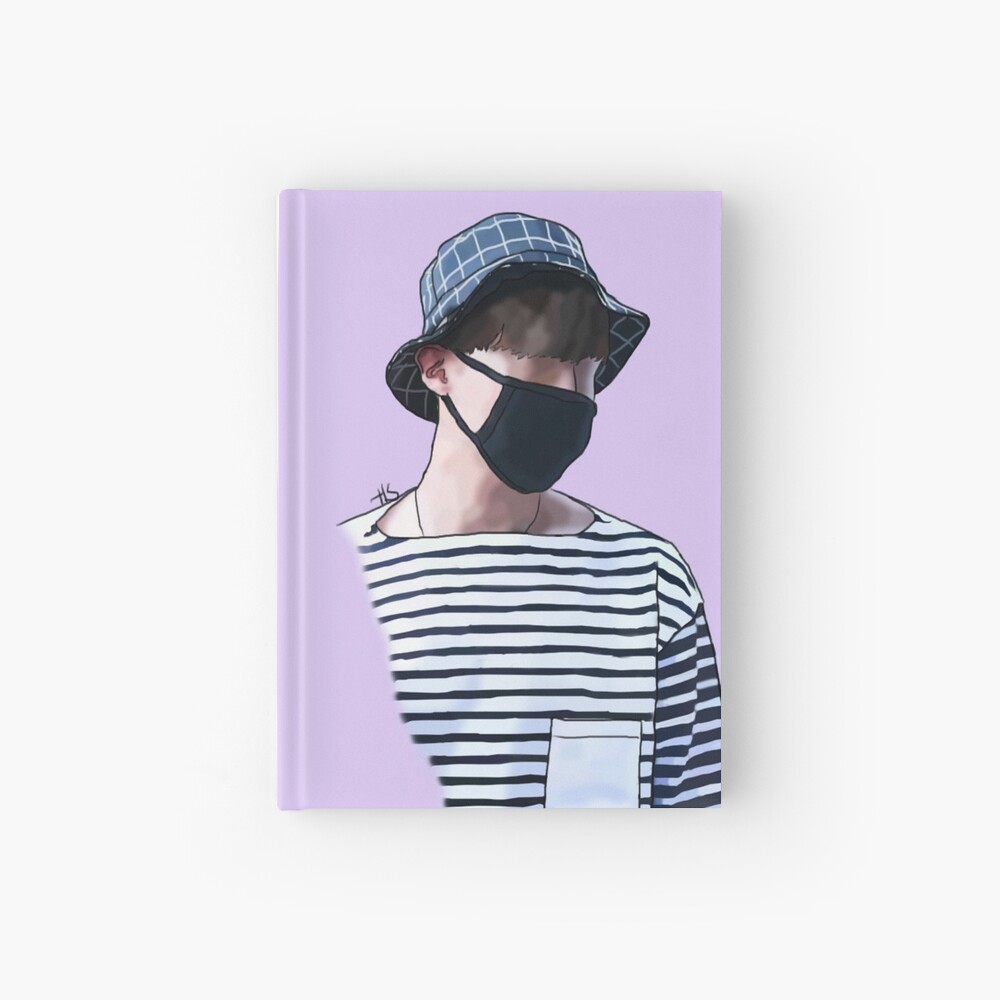 Park Jimin airport fashion  Hardcover Journal for Sale by sibib
