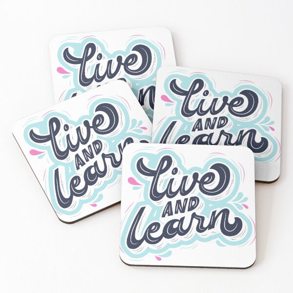 Item preview, Live & Learn | Feminine Art Quote  designed and sold by CreativeBlink.