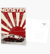 Nissan GTR monster Postcards
