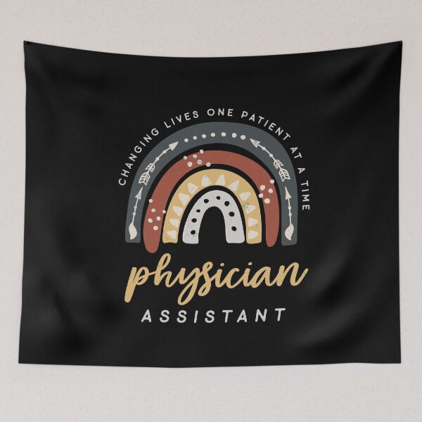 Item preview, Physician Assistant - changing lives_casual boho rainbow Design designed and sold by GalacticDust.