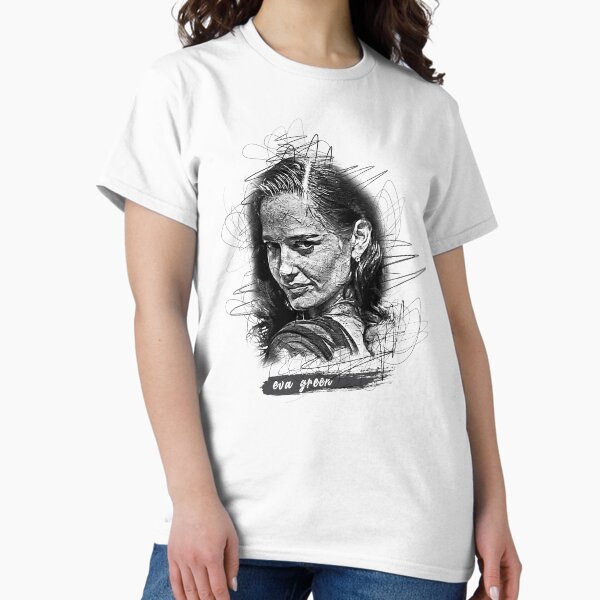 Item preview, Eva Green Abstract Sketch Art, Eva Green Sketch Design, Eva Green designed and sold by graphic-genie.