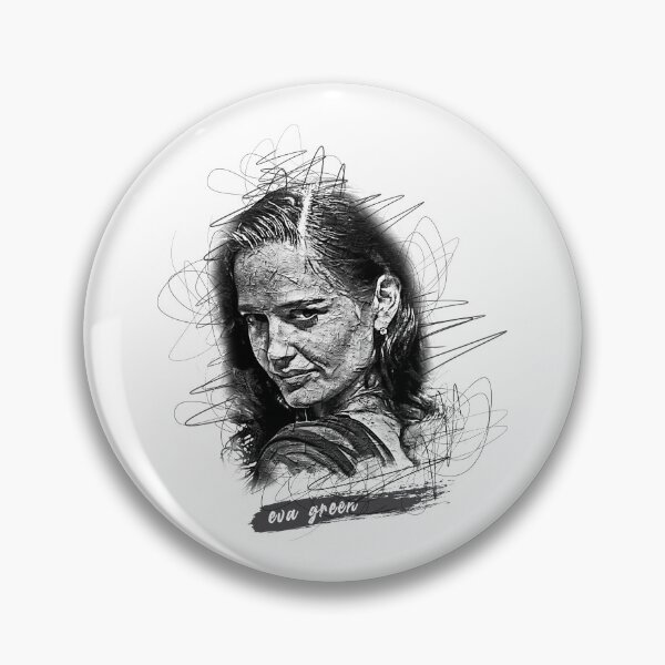 Artikelvorschau, Eva Green abstrakte Skizzenkunst, Eva Green Skizzendesign, Eva Green entworfen und verkauft von graphic-genie.