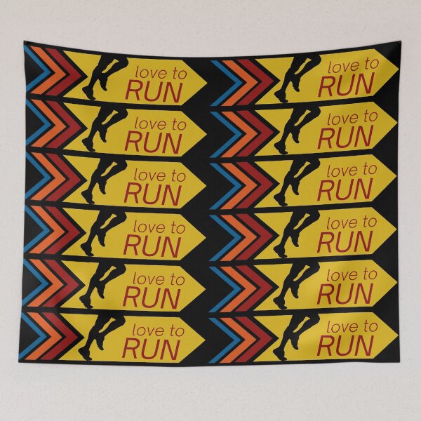 Item preview, Love to RUN - for runners and those who love running designed and sold by CreateShape.