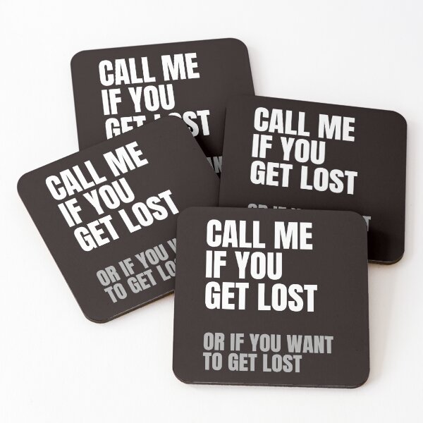 Item preview, Call Me If You Get Lost designed and sold by DAFIN.