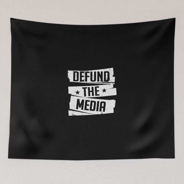 Item preview, Defund The Media No To Fake News Awareness Protest designed and sold by beckergree.