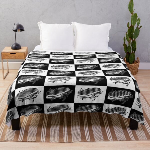 Item preview, Ham and Cheese Panini - Black and White - Light designed and sold by CheesyPaninie.