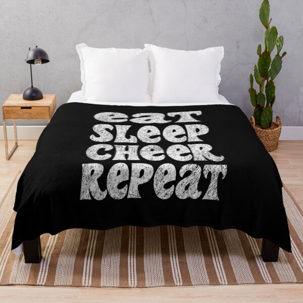 Item preview, Eat Sleep Cheer Repeat designed and sold by AmberSiraj.