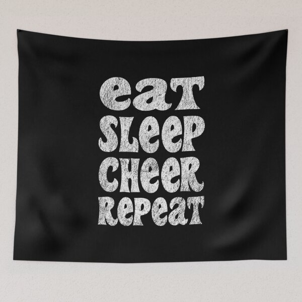 Item preview, Eat Sleep Cheer Repeat designed and sold by AmberSiraj.