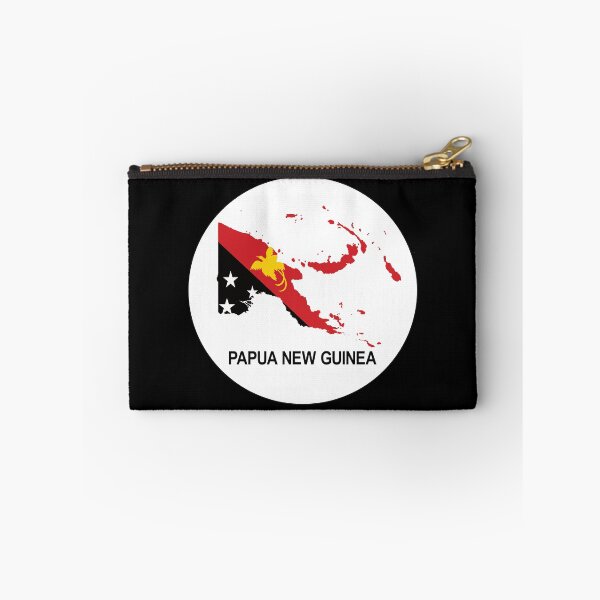 Item preview, Papua New Guinea Map with Flag designed and sold by PNG-pikinini.