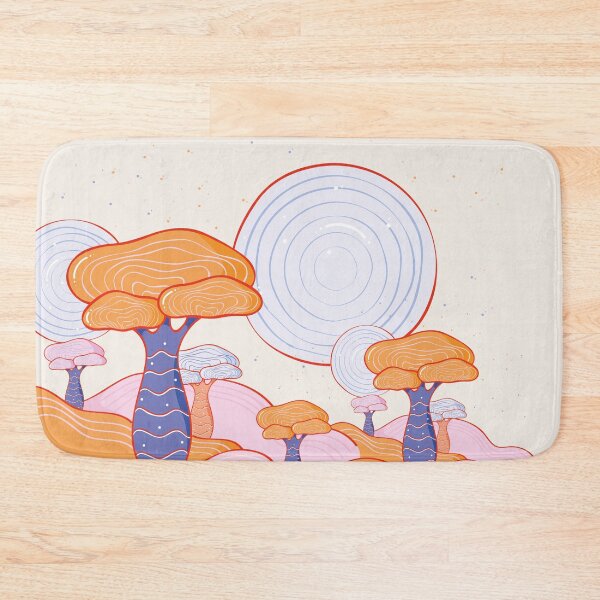 Item preview, Kawaii anime space trees | Orange and pink designed and sold by Lena Morf.