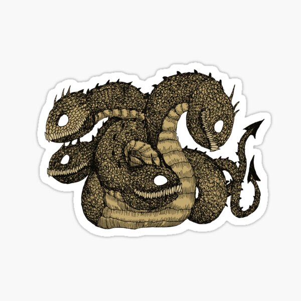 Hydra Sticker For Sale By Djrbennett Redbubble