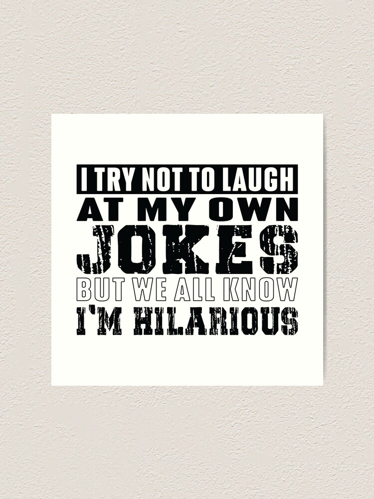 Funny Jokes Try Not To Laugh I Try Not To Laugh At My Own Jokes! (V2) - Main Image