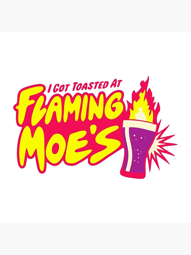 "Flaming Moes logo" Art Print for Sale by dohnamrega | Redbubble
