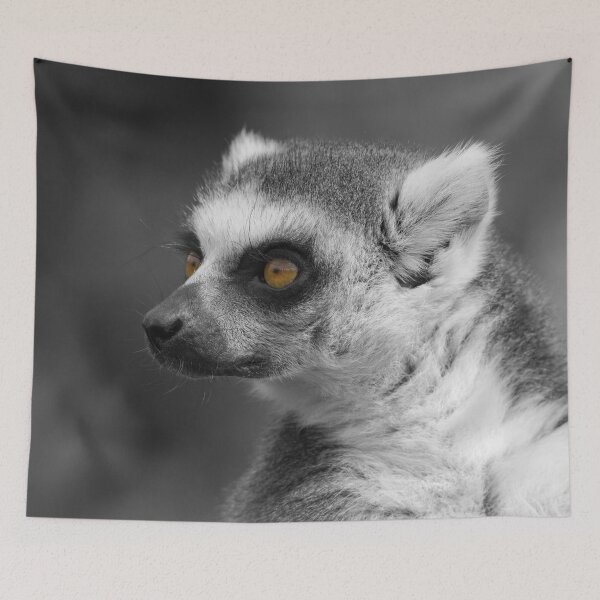Item preview, Lemur Close-Up Selective Colouring designed and sold by rawshutterbug.