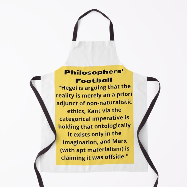 Item preview, Philosophers' Football commentary! designed and sold by QualityPunnage.