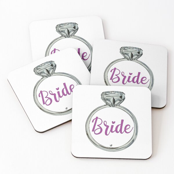 Item preview, Diamond ring illustration with inscription Bride designed and sold by Alexandra Kueny.