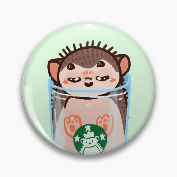 Item preview, Hedgehog in a coffee cup designed and sold by xxmoon04xx.