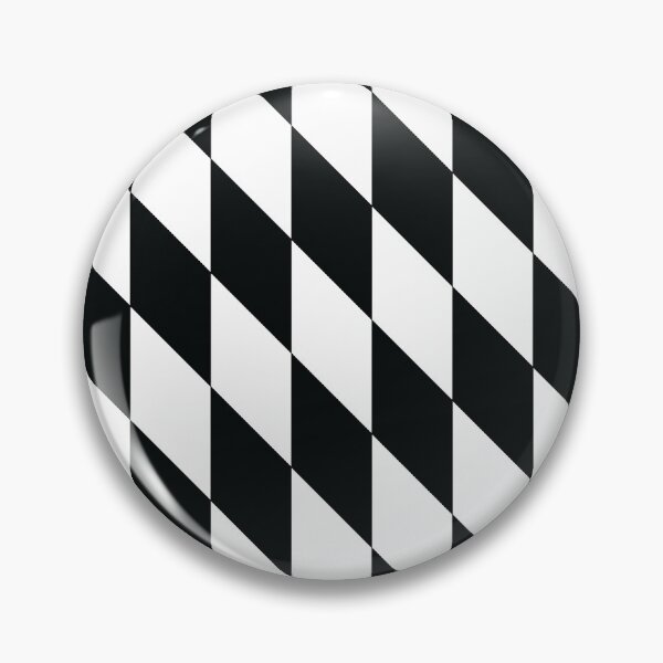Item preview, Checkered Rhomboids "White-Black" designed and sold by MHich.