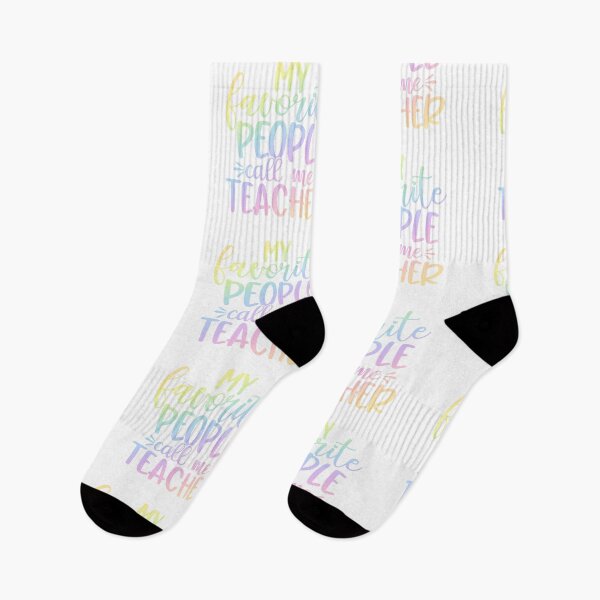 Item preview, My favorite people call me teacher - funny teacher quote/gift  designed and sold by PickaSticka.