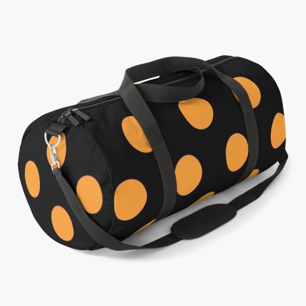 Item preview, Large ORANGE and BLACK POLKA DOTS designed and sold by RachelMacht.