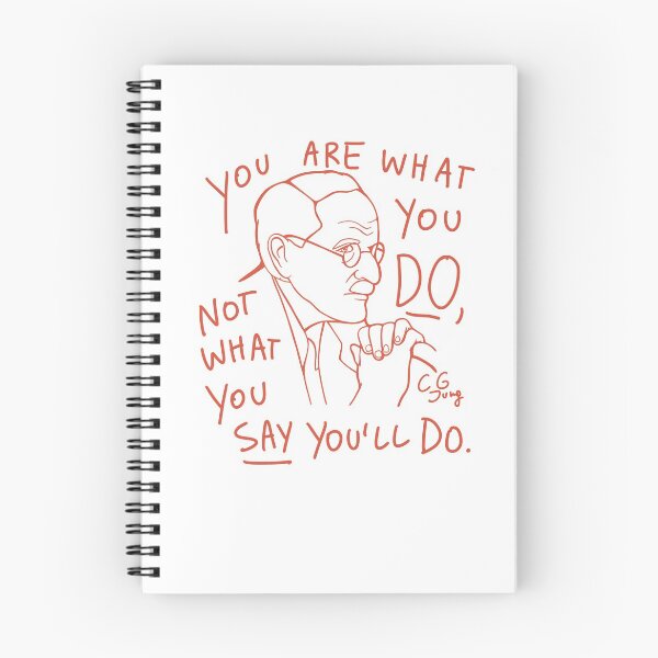 Item preview, Carl Jung Quote - You Are What You Do - Jungian Psychology Teacher designed and sold by isstgeschichte.