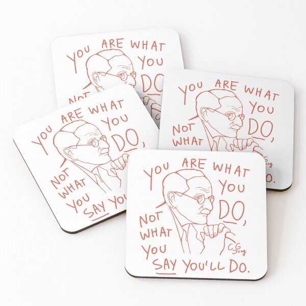 Item preview, Carl Jung Quote - You Are What You Do - Jungian Psychology Teacher designed and sold by isstgeschichte.
