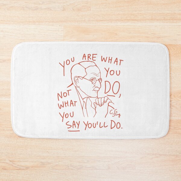 Item preview, Carl Jung Quote - You Are What You Do - Jungian Psychology Teacher designed and sold by isstgeschichte.