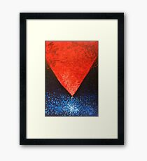 Time Flows Framed Print