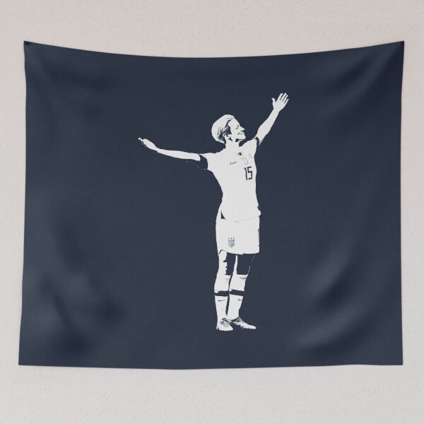Item preview, Megan Rapinoe The Victory Pose  White Stencil  designed and sold by halilkarasu.