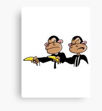 Monkey Pulp Fiction Canvas Print