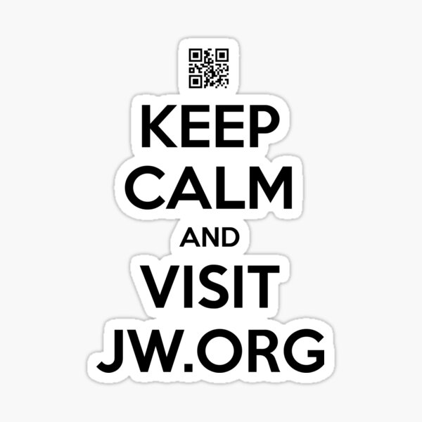Item preview, Keep Calm and Visit JW.ORG designed and sold by RKA Creative Design.