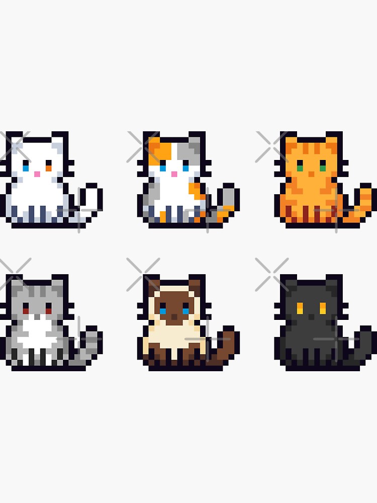 32x32 Cats : r/PixelArt