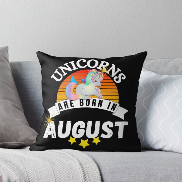Item preview, unicorns are born in august designed and sold by ronaldsonou.