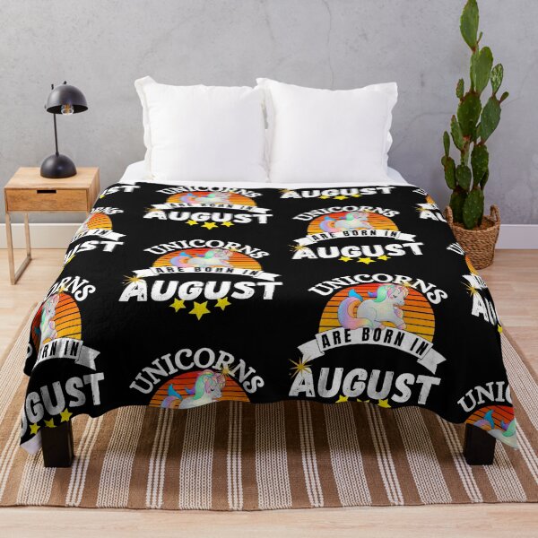 Item preview, unicorns are born in august designed and sold by ronaldsonou.
