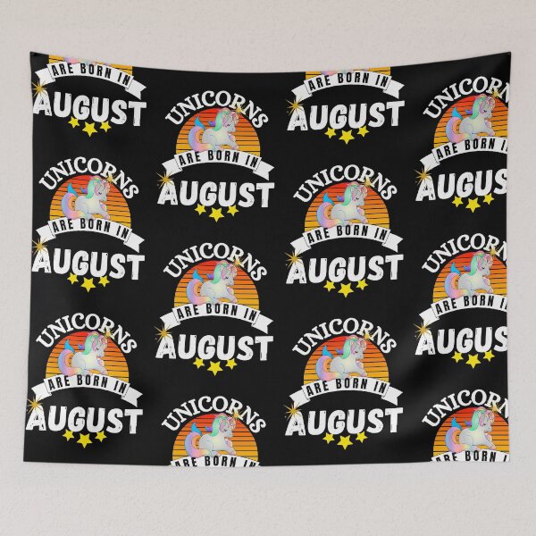 Item preview, unicorns are born in august designed and sold by ronaldsonou.