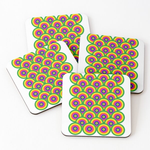 Item preview, Rainbow Circle Design Rectangle Green III designed and sold by San005Chau96.